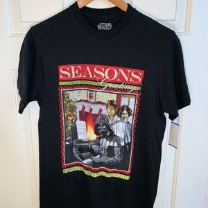 Mens Star Wars Small X-MAS T Shirt Pre-Owned